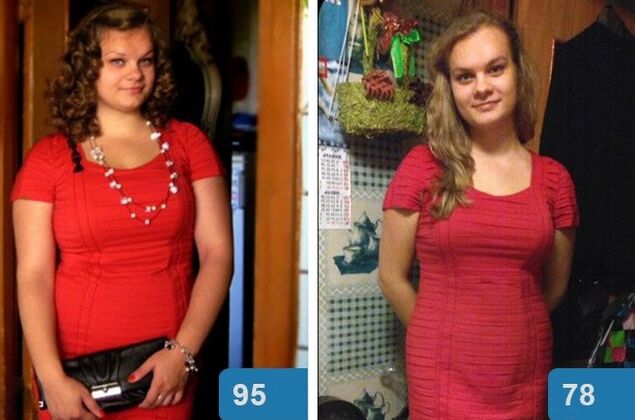 Maggi diyetinde 4 haftada kilo vermeden önce ve sonra kız
